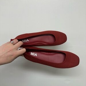 MIA Rasia Red Flats - Size 8.5